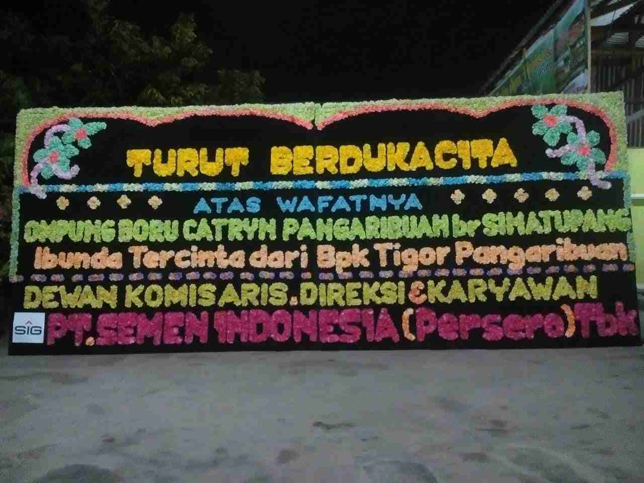 karangan bunga lubuk pakam